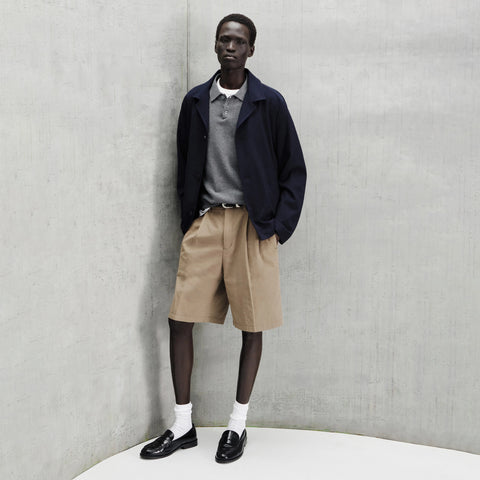 DRYKORN ROCABO Bundfalten Short in Baumwoll-Twill Farbe - earth