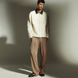 DRYKORN LEEK_WIDE Relaxed Fit Bundfaltenhose aus reinem Lyocell-Twill Farbe - earth online kaufen