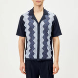 DRYKORN RAY Regular Fit Strickpolo mit Jacquard-Muster Farbe - dark navy online kaufen