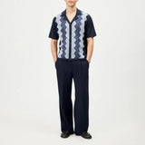 DRYKORN RAY Regular Fit Strickpolo mit Jacquard-Muster Farbe - dark navy online kaufen