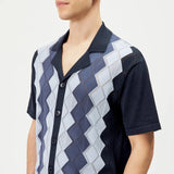 DRYKORN RAY Regular Fit Strickpolo mit Jacquard-Muster Farbe - dark navy online kaufen