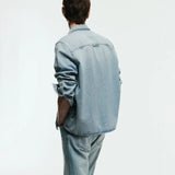 DRYKORN DIEGGO Overshirt mit Brusttasche in Denim online kaufen