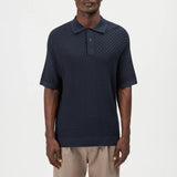DRYKORN TAMIAN Relaxed Fit Strickpolo in Viskose-Mix Farbe - dark navy online kaufen