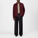 DRYKORN JERSON Regular Fit Zip-Jacke in Woll-Doubleface Farbe - burgundy online kaufen