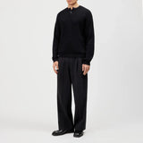 DRYKORN YOONIS Henley Strickpullover in Baumwoll-Mix Farbe - black online kaufen