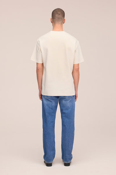 NN.07 Nat - Schweres Logo t-shirt Farbe - Ivory online kaufen