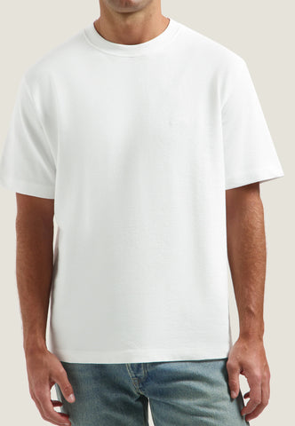DSTREZZED T-SHIRT LASSE IN FARBE WHITE
