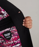 DISTORTED PEOPLE Graffiti Relaxed coat black online kaufen