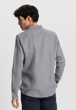 DSTREZZED The Jagger Shirt Linen Medium Grey online kaufen