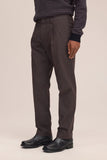 NN.07 Bill - Melange Tapered leg regular fit hose Deep Truffle online kaufen