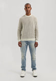 DSTREZZED Strickpollover Leones Crew Silver Birch online kaufen