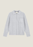 DSTREZZED Zac Polo Knit Farbe: Medium Grey Melange online kaufen