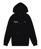 DISTORTED PEOPLE 15 Years raglan hoodie black online kaufen