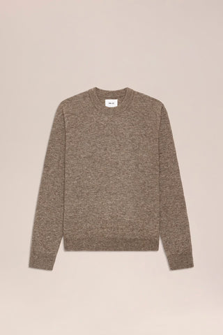 NN.07 Gavin - Baumwoll-Bouclé pullover Farbe - Desert Clay