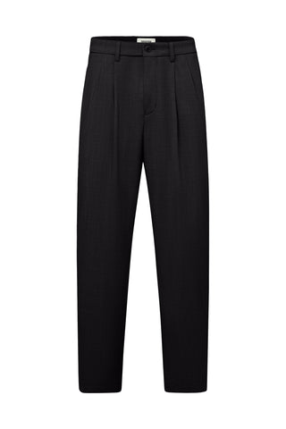 DRYKORN MARYKO Tailored Pants in Gabardine Frabe Black