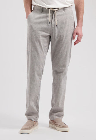 DSTREZZED Logan Pants Fil-a-Fil Linen Silver Birch