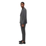 DRYKORN CHASY HOSE MIT BUNDFALTE IN BI-STRECH WOLLE DRYNAMIC Farbe - sharkskin online kaufen