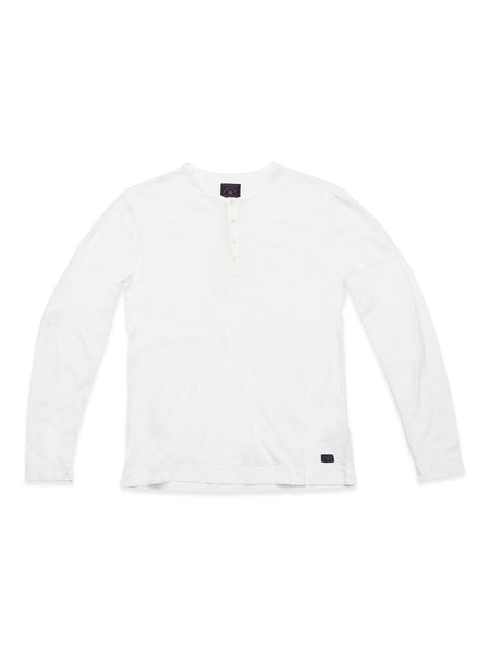 BLUE DE GÉNES Serafino Longsleeve in white online kaufen