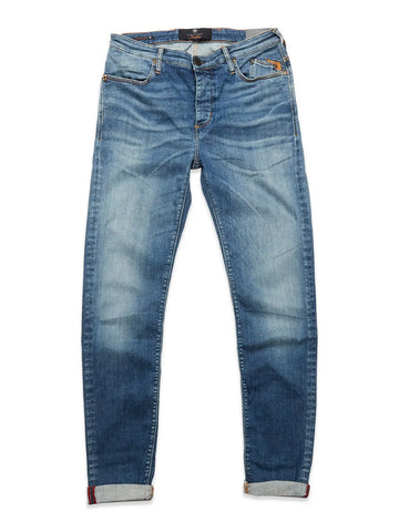 BLUE DE GÉNES Repi Ricky Used Jeans Dark Blue Denim