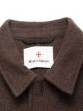BLUE DE GÉNES Kojima Wool Jacket Chocolate online kaufen