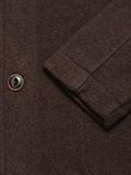BLUE DE GÉNES Kojima Wool Jacket Chocolate online kaufen