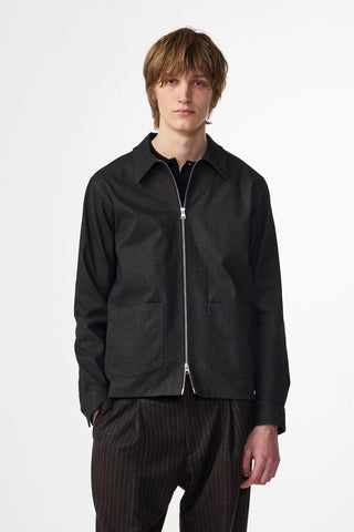 NN.07 Virgil Zwei-Wege-Reißverschluss Hybrid Farbe: Schwarz Multi #766