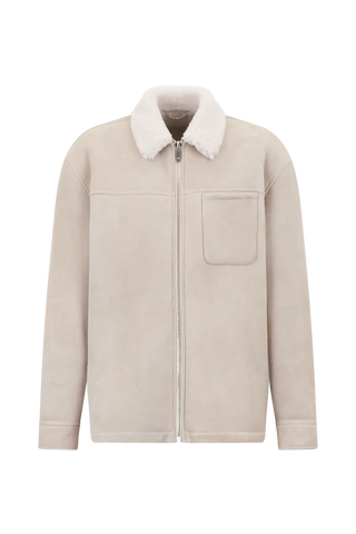 DRYKORN COMARO Soft lambskin jacket Farbe - greige