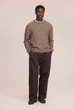 NN.07 Gavin - Baumwoll-Bouclé pullover Farbe - Desert Clay online kaufen