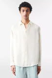 RAMIS Regular Fit Hemd in reinem Leinen off white online kaufen