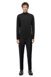 DRYKORN MORITZO Longsleeve mit Stehkragen in Schwarz online kaufen
