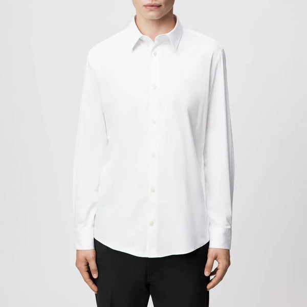 DRYKORN DANEEL Classic Fit Hemd in Baumwoll-Satin Farbe - white online kaufen