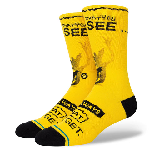 STANCE WHAT YOU GET CREW SOCKEN