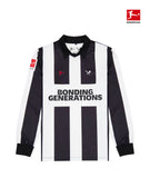 DISTORTED PEOPLE Generation Bundesliga  trikot black/white online kaufen