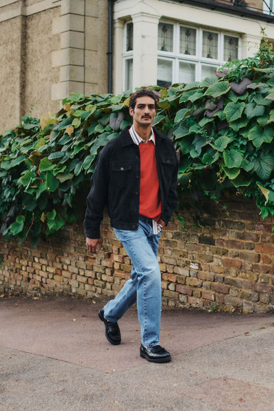 NN.07 David Mock-Neck Sweatshirt Farbe Chili Glow #588 online kaufen