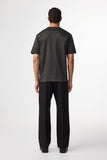 NN.07 Pedro EMB Stickerei Bio-Baumwolle T-Shirt in Drak Army online kaufen