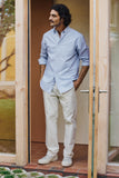NN.07 Aden - Straight leg regular fit chino in Farbe Creme online kaufen