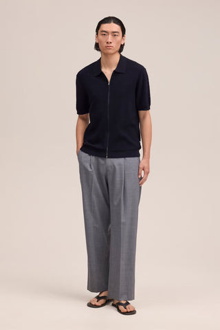 NN.07 Gustav Full Zip Cardigan Farbe: Schwarz #999