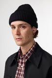 NN.07 Rib Wollmischung Mütze Farbe Black online kaufen