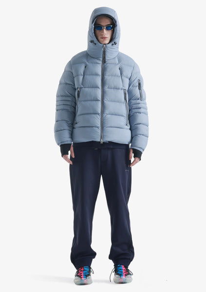 KRAKATAU ROOK Short Puffer Jacket Qm487-63 LIGHT BLUE online kaufen
