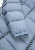 KRAKATAU ROOK Short Puffer Jacket Qm487-63 LIGHT BLUE online kaufen