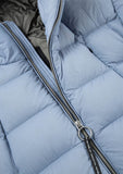 KRAKATAU ROOK Short Puffer Jacket Qm487-63 LIGHT BLUE online kaufen