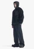 KRAKATAU PEEPLES HOODED SHERPA JACKET IN BLACK QM564 online kaufen