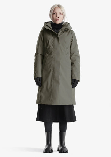 KRAKATAU GAIA Technical Fabric Long Parka Qw467-86 online kaufen