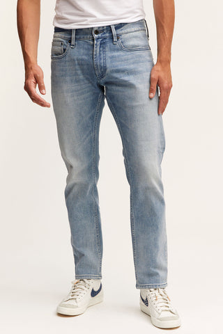 DENHAM RAZOR GOTS RIDGE Light Worn Indigo Denim