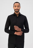 DSTREZZED Shirt Italian Stretch Poplin Black online kaufen