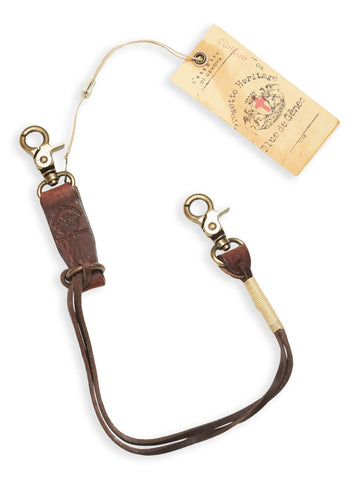 BLUE DE GÉNES SAVINO KEY HANGER BROWN