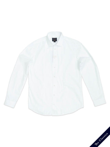 BLUE DE GÉNES MIGUEL BRILLIANTE SHIRT WHITE