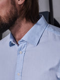 BLUE DE GÉNES MIGUEL BRILLIANTE SHIRT LIGHT BLUE online kaufen